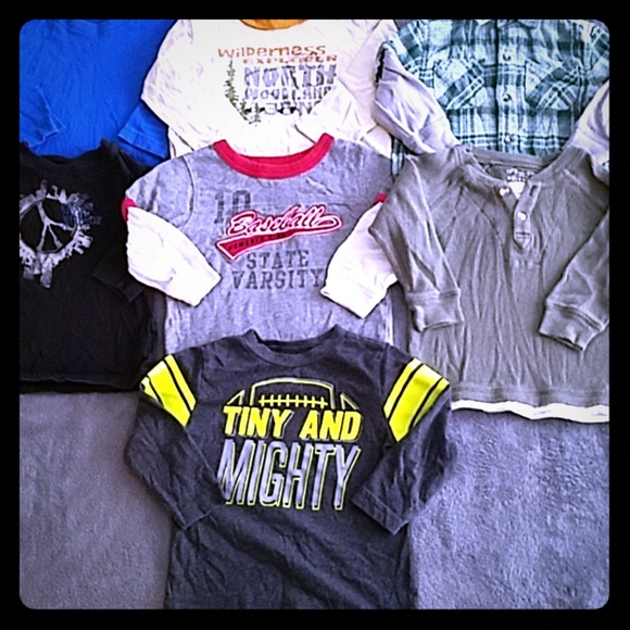 Carter's Other - *look at pics*18M Baby Boys long sleeved Shirt Lot